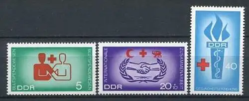 DDR  Nr.1207/9          **  mint             (18172) ( Jahr 1966 )