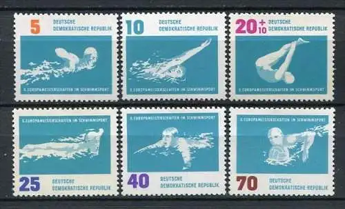 DDR  Nr.907/12          **  mint             (18112) ( Jahr 1962 )