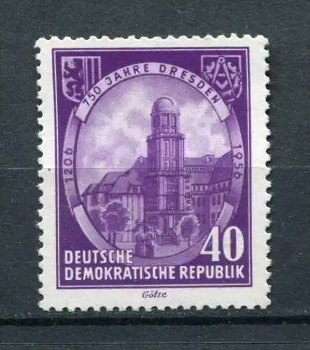 DDR  Nr.526          **  mint             (18054) ( Jahr 1956 )