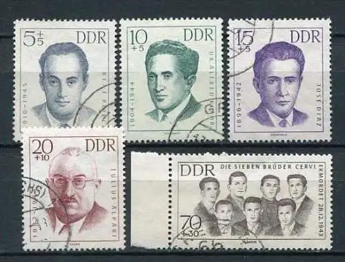 DDR Nr.918/22           O  used       (18536) ( Jahr: 1962 )