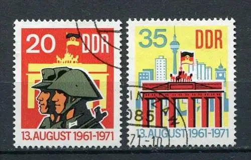 DDR Nr.1691/2            O  used       (17789) ( Jahr: 1971 )
