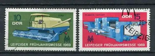 DDR Nr.1448/9         O  used       (17698) ( Jahr: 1969 )