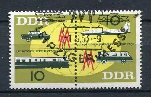 DDR Nr.976/7 Paar         O  used       (17487) ( Jahr: 1963 )