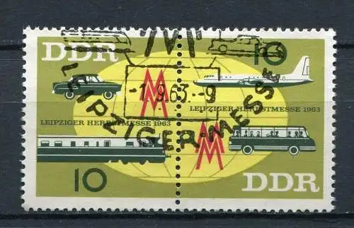 DDR Nr.976/7 Paar         O  used       (17486) ( Jahr: 1963 )