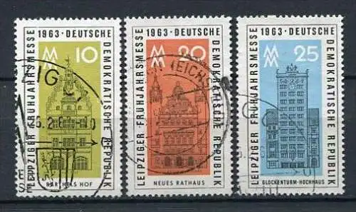 DDR Nr.947/9         O  used       (17473) ( Jahr: 1963 )