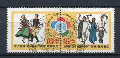 DDR Nr.905/6 Paar         O  used       (17451) ( Jahr: 1962 )