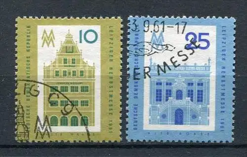 DDR Nr.843/4         O  used       (17414) ( Jahr: 1961 )