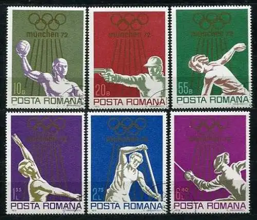 Romania Nr.3035/40    O  used       (296)