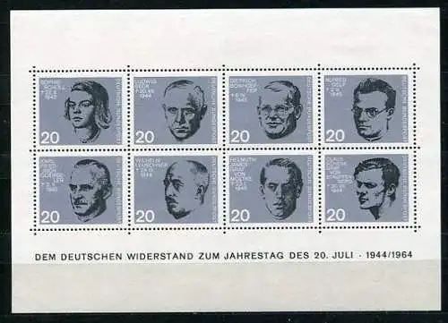 (9360) BRD Nr.431/8   Block 3         **  postfrisch