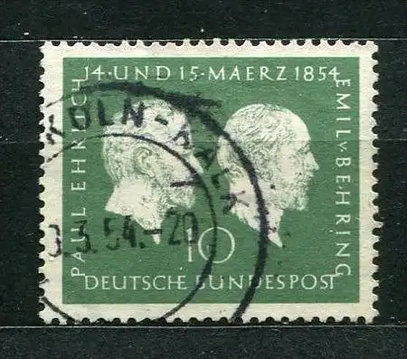 BRD Nr.197    O  used   (9120)  (Jahr:1954)