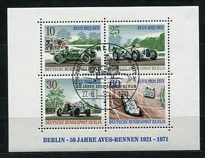 (1544) Berlin West Nr.397/400  Block 3         O  gestempelt