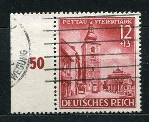 (2613) Deutsches Reich Nr.808        O  gestempelt  Rand