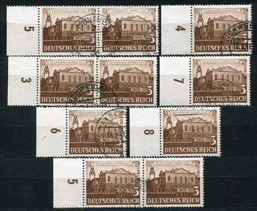 Deutsches Reich Nr.764        O  used       (2529) 7 x Rand links