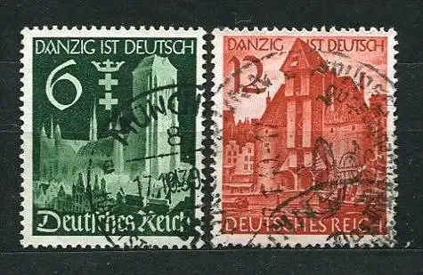 (2408) Deutsches Reich Nr.714/5        O  gestempelt