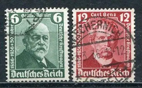 (2279) Deutsches Reich Nr.604/5        O  gestempelt