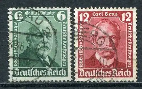 (2278) Deutsches Reich Nr.604/5        O  gestempelt