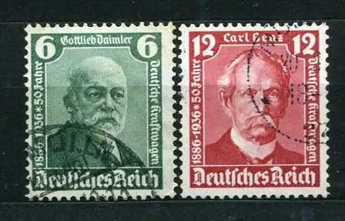 (2277) Deutsches Reich Nr.604/5        O  gestempelt