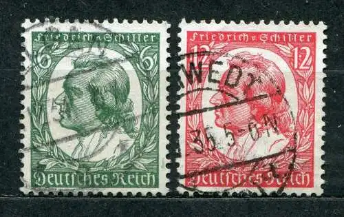 (2235) Deutsches Reich Nr.554/5        O  gestempelt