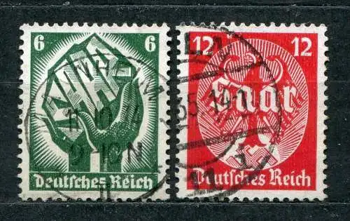 (2221) Deutsches Reich Nr.544/5        O  gestempelt