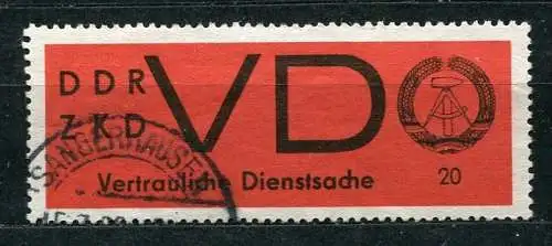 DDR Dienst D Nr.3          O  used       (17167)