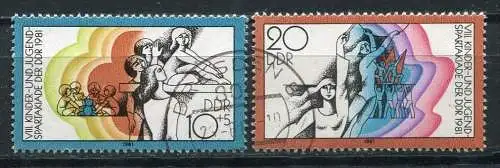 (17278) DDR Nr.2617/8          O  gestempelt