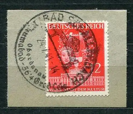 (2141) Deutsches Reich Nr.770         O  gestempelt / Briefstück: Sonderstempel Thermalbad