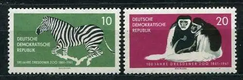 (17031) DDR  Nr.825/6     **  postfrisch