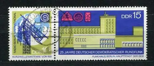 (16850) DDR Nr.1573/4 Paar       O  gestempelt