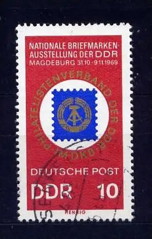 DDR Nr.1477         O  used       (16707) ( Jahr: 1969 )