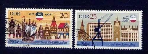 DDR Nr.1384/5         O  used       (16684) ( Jahr: 1968 )