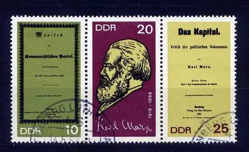 (16676) DDR Nr.1365/7 Streifen         O  gestempelt