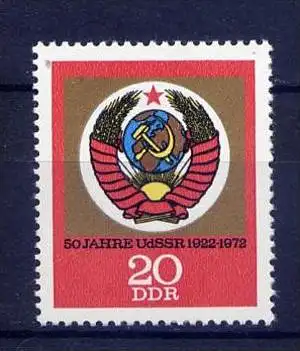 DDR Nr.1803         ** mint       (16607) ( Jahr: 1972 )