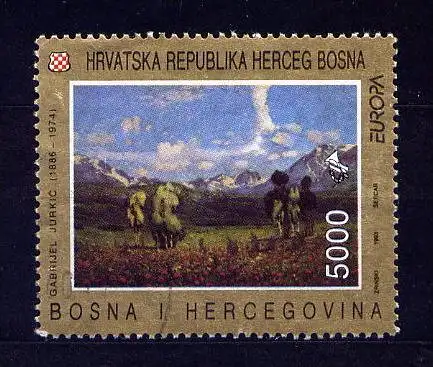 Bosnien Herzegowina Kroatische Post Nr.7         O  used       (004)