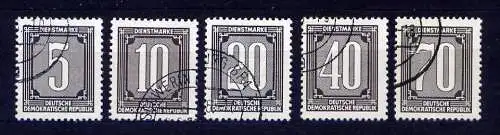 DDR Dienst B  Nr.1-5      N-O       (16553)