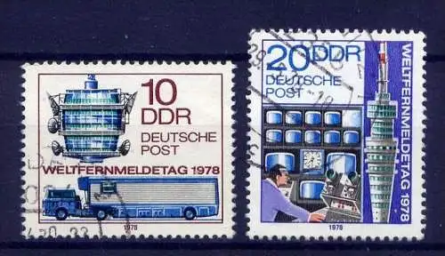 DDR Nr.2316/7          O  used       (15871) ( Jahr: 1978 )