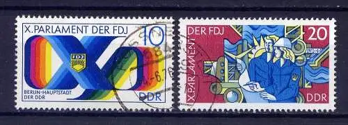 DDR Nr.2133/4      O  used   (15773) (Jahr:1976)