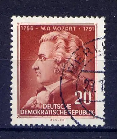 DDR Nr.511     O  used   (15487) (Jahr:1956)