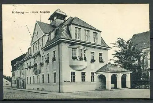 (00064) Radeburg / Neues Rathaus - gel. 1943