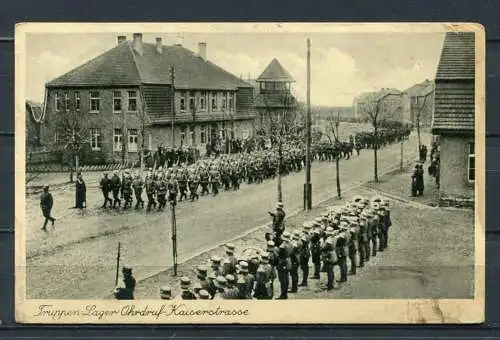 (02341) Ohrdruf (Thüringen) / Truppen-Lager / Kaiserstraße - gel. 1934