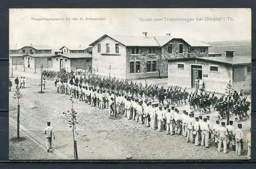 (2340) Ohrdruf (Thüringen) / Truppenlager / Truppenübungspaltz für das XI. Armeekorps - gel. 1911