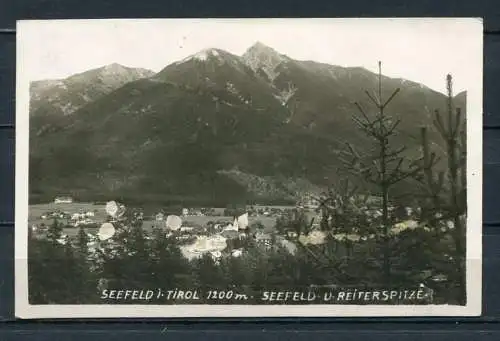 (02513) Seefeld i. Tirol 1200 m / Seefeld u. Reiterspitze - gel. 1943