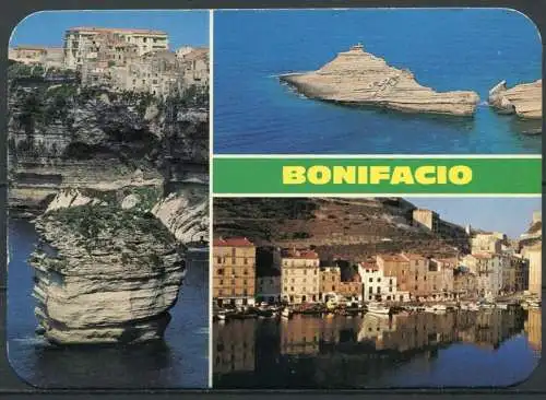 (03178) Korsika / Bonifacio / Mehrbildkarte - gel. 1980