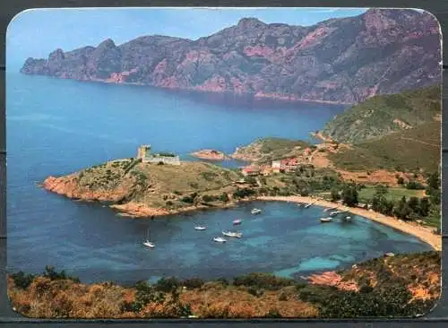 (03165) Korsika / Girolata / Panorama - gel. 1980