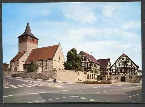 (03142) Winterbach im Remstal / Frühgotische Michealiskirche und 3 Rathäuser - gel.