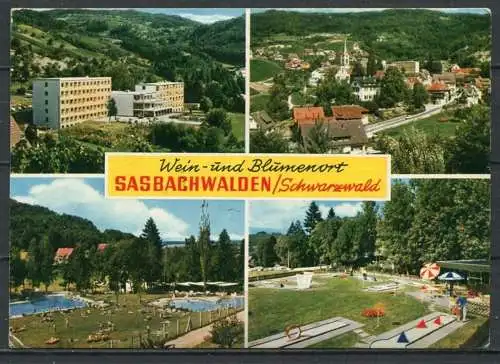 (3130) Wein- und Blumenort Sasbachwalden / Schwarzwald - gel. 1972