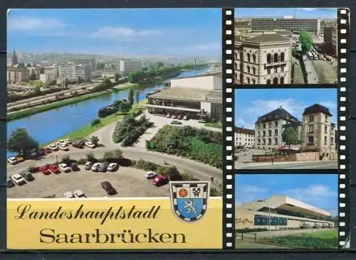 (3117) Landeshauptstadt Saarbrücken / Mehrbildkarte - gel. 1981