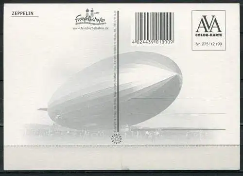 (03094) Zeppelin / Mehrbildkarte s/w - n. gel.