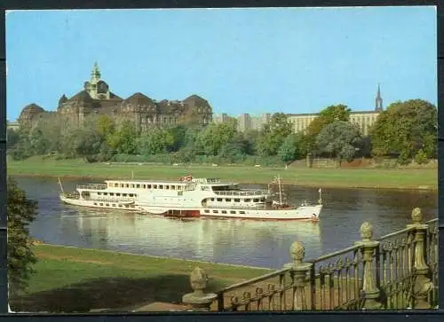 (03074) Weiße Flotte Dresden / Motorschiff Typ "Oberelbe" - gel. - DDR - Bild und Heimat