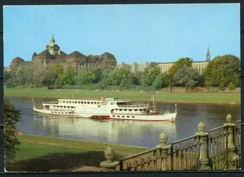 (3074) Weiße Flotte Dresden / Motorschiff Typ "Oberelbe" - gel. - DDR - Bild und Heimat