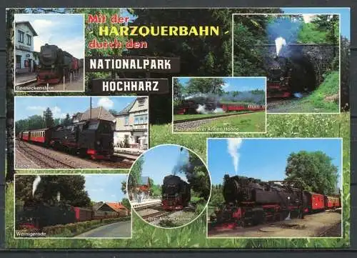 (03070) Mit der Harzquerbahn durch den Nationalpark Hochharz / Mehrbildkarte - gel. 2005